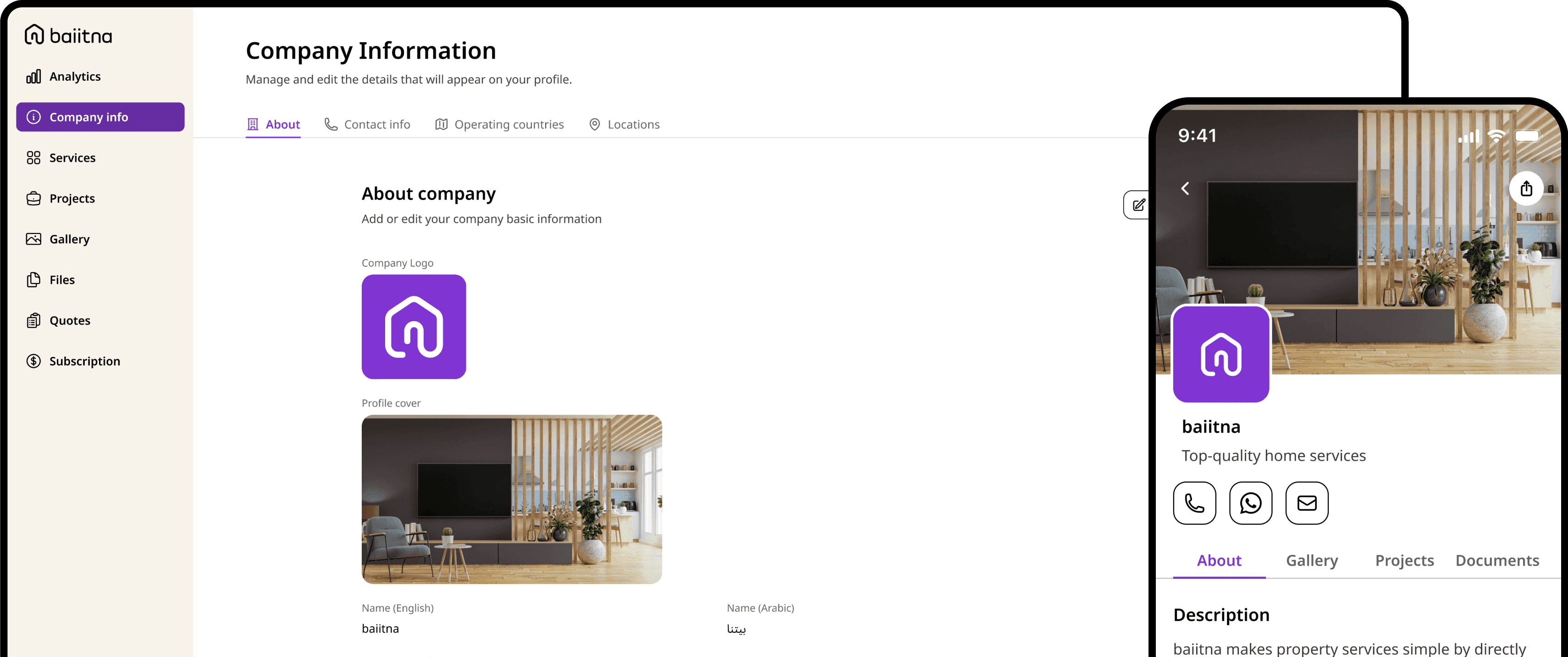 Find property services easily